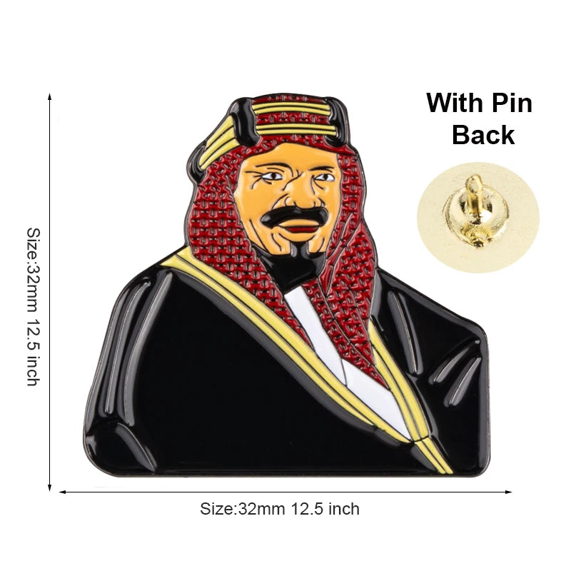 Saudi Arabia Flag Badge Brooch Natinal Lapel Pins Flag Lapel Pins Country Flag Badge