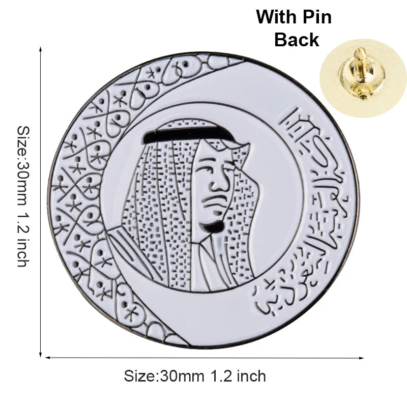 Saudi Arabia Flag Badge Flag Laple Pin Badges Flag Brooch