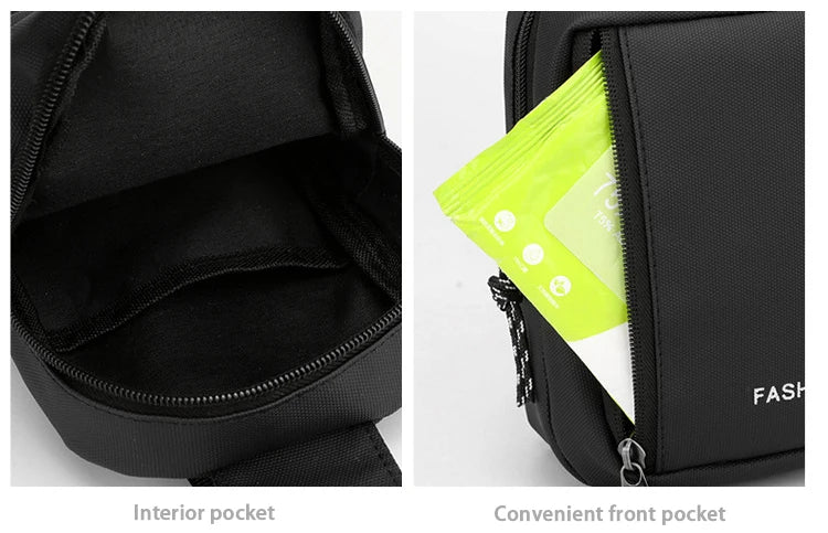 2023 Men's Bag Fashion Oxford Small Casual Men Mini Handbags Male Cross body Shoulder Messenger Bags For Men Purses and Handbags