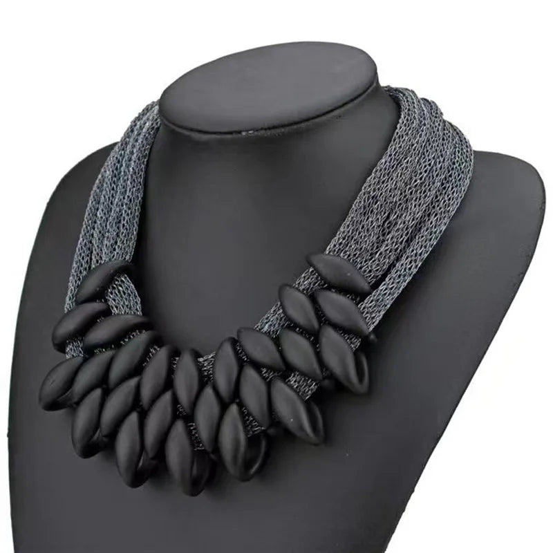 Choker Necklace Jewellery for Women Multilayer Short Necklace Collar Women's Clothes Accessories