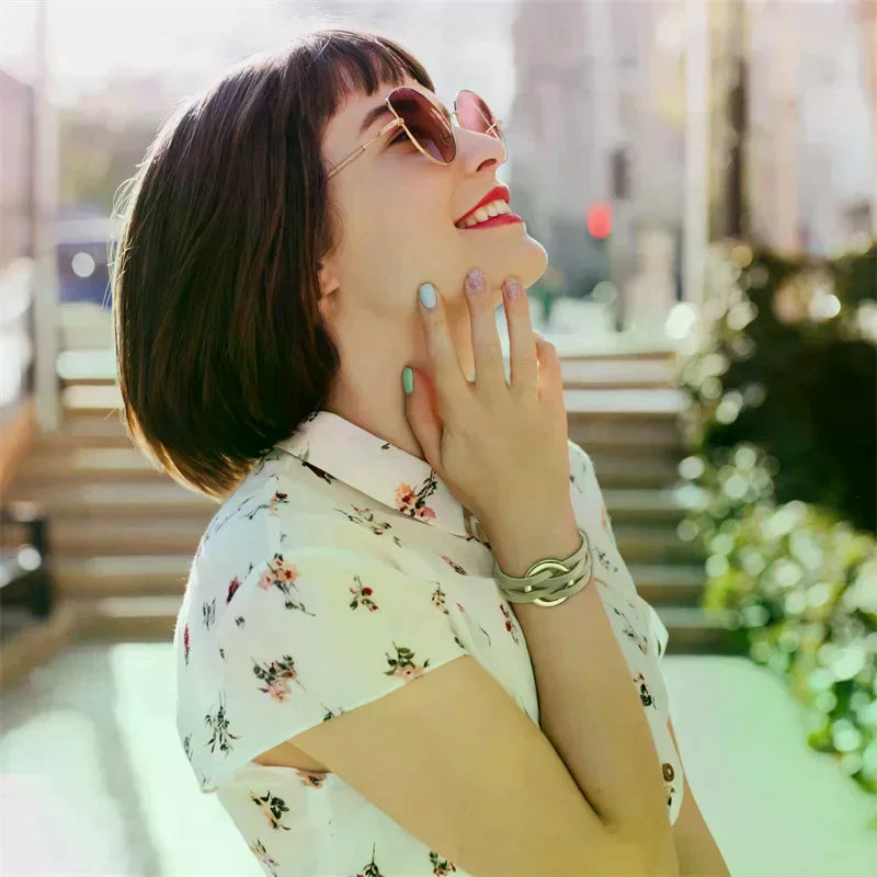 Leather Bracelets For Women 2026 Fashion Bracelets & Bangles Elegant Multilayer Wide Wrap Bracelet Female Jewelry Gift