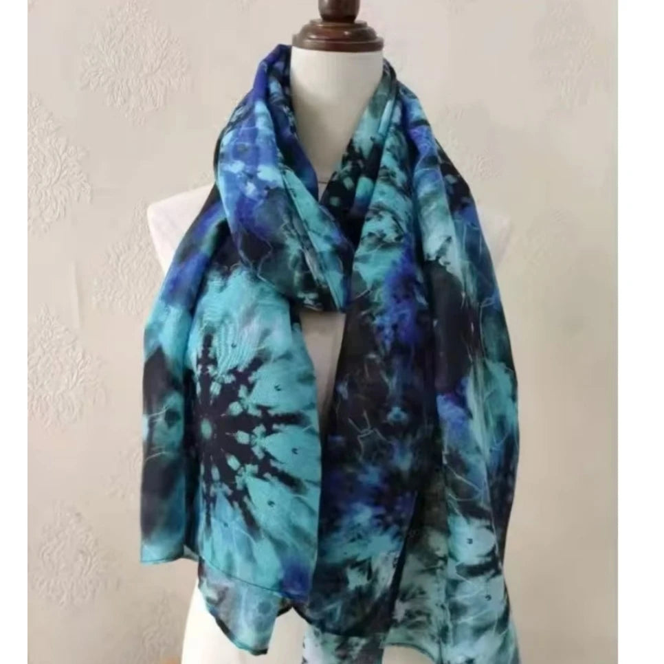 scarf  for woman brand luxury scarf elegant womens shawl silk scarves woman Autumn and winter classic print high-end scarf