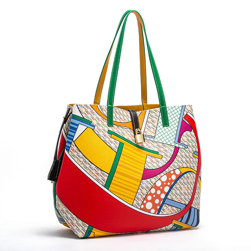 Women's Work 2024 Seasons New Leisure Personalized Tote Bag Fashion Underarm Bag Retro Large Capacity Shoulder Bag