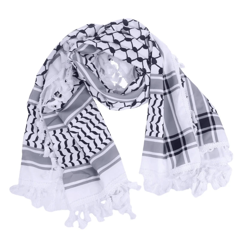 Scarves Wraps Scarf Fashion Women Men Arab Shemagh Keffiyeh Palestine Scarf Dropship