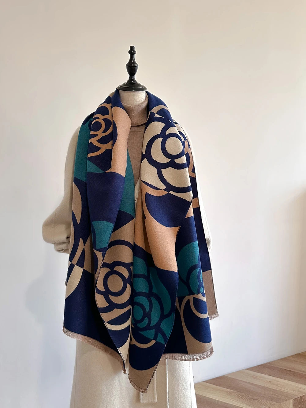 Cashmere Scarf for Women Thick Warm Winter Blanket Brand Female Luxury Quality Shawl Wrap Bufanda 2024 Poncho Echarpe Pashmina