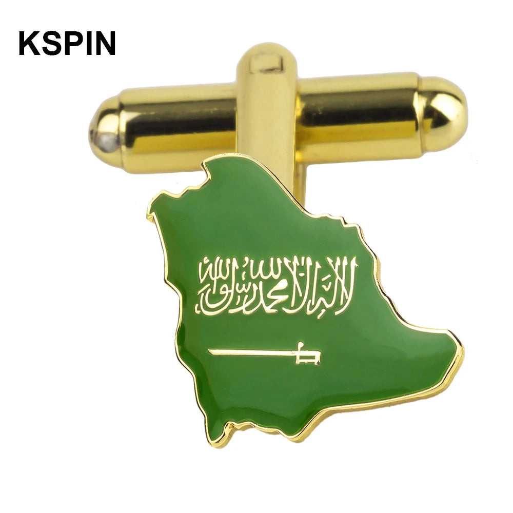 Saudi Arabia Flag Badge Brooch Natinal Lapel Pins Flag Lapel Pins Country Flag Badge