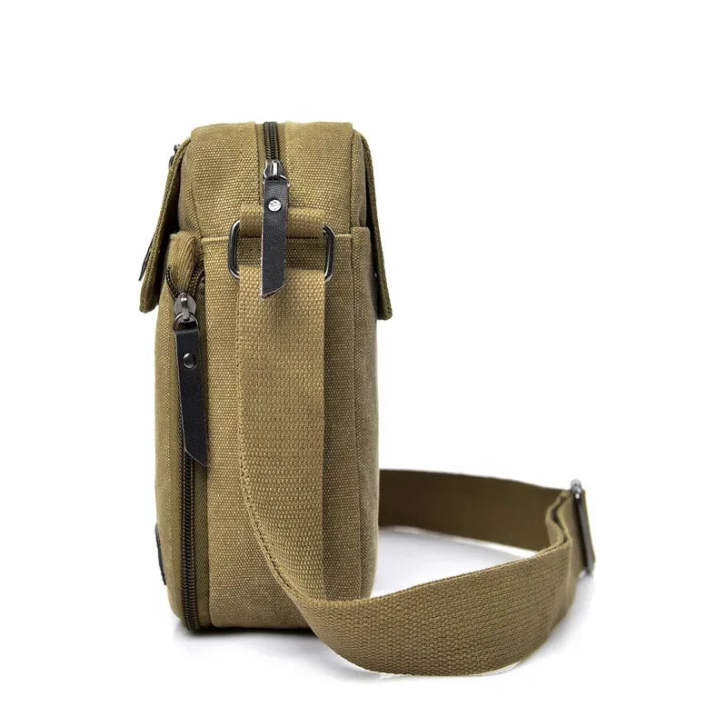 2024 Men's bags Canvas bag fashion men messenger bags high quality brand bolsa feminina shoulder bags Shoulder strap handbags