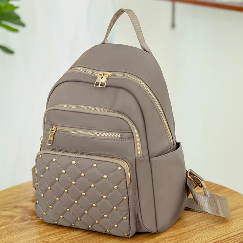 Fashion Bagpack Women High Quality Nylon Backpacks Female Big Travel Back Pack Large School Bags for Teenage Girls Shoulder Bag