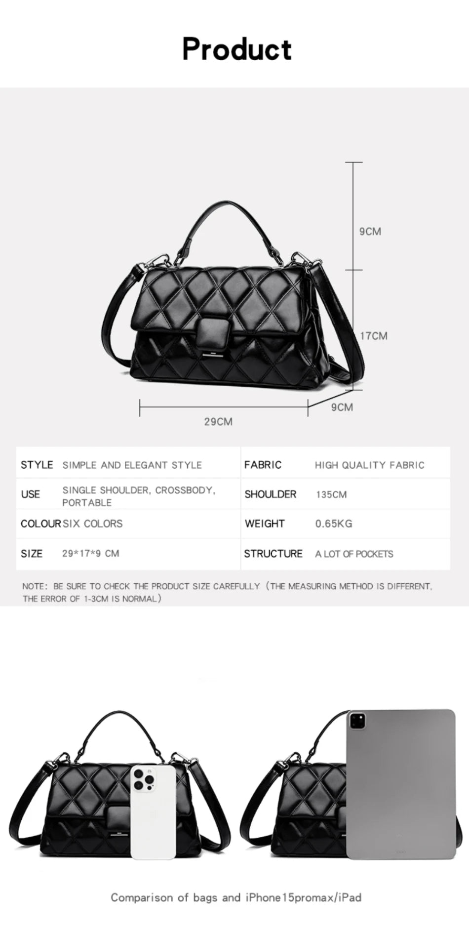 Fashionable Women Handbag Retro Trendy Women's Shoulder Bag High Quality Soft Leather Women's Square Bags Famous Designer Wallet