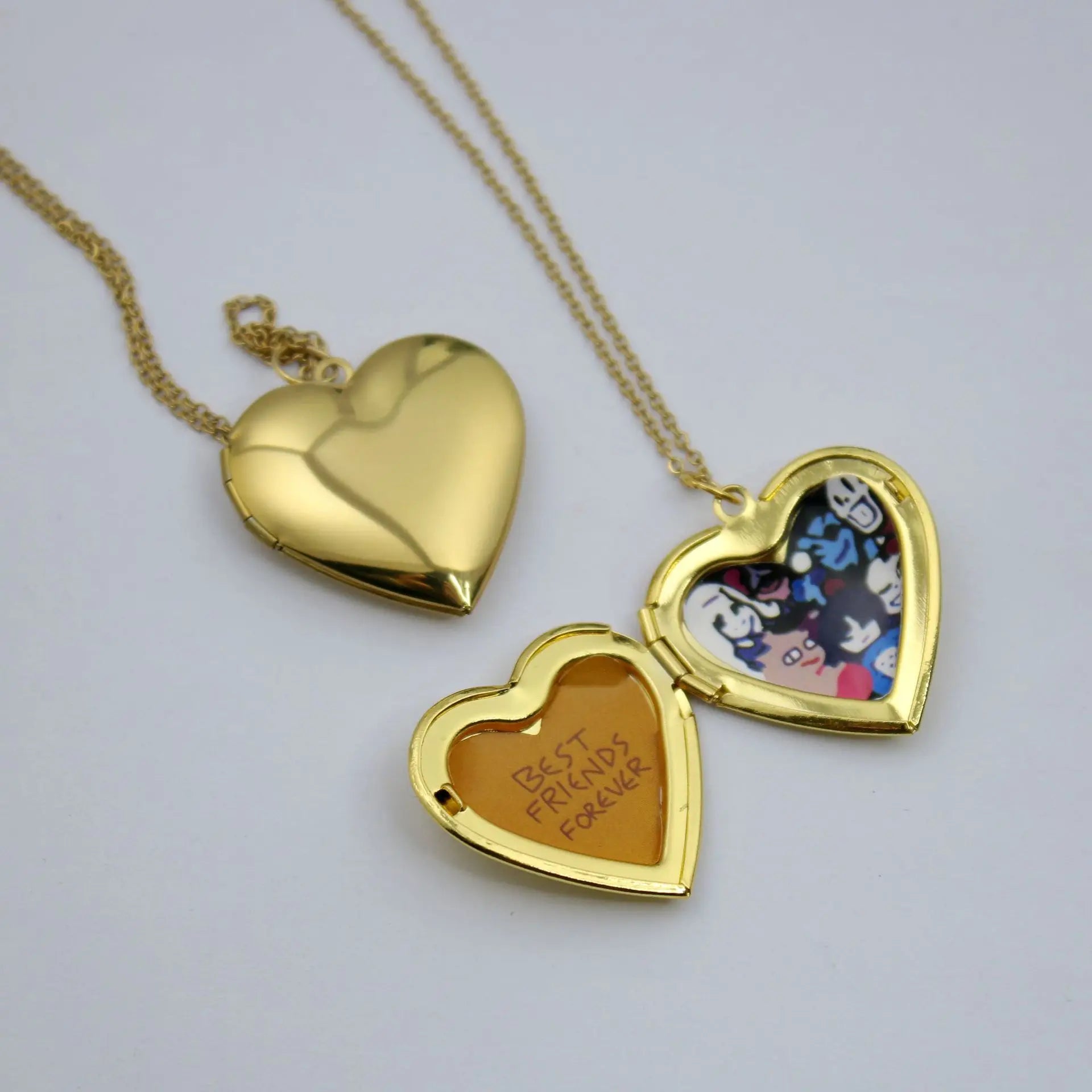 Necklace for Women UNDERTALE Necklaces Photograph Photo Frame Pendant Trend Fashion Couples Gift Toriel Sans Papyrus Jewelry