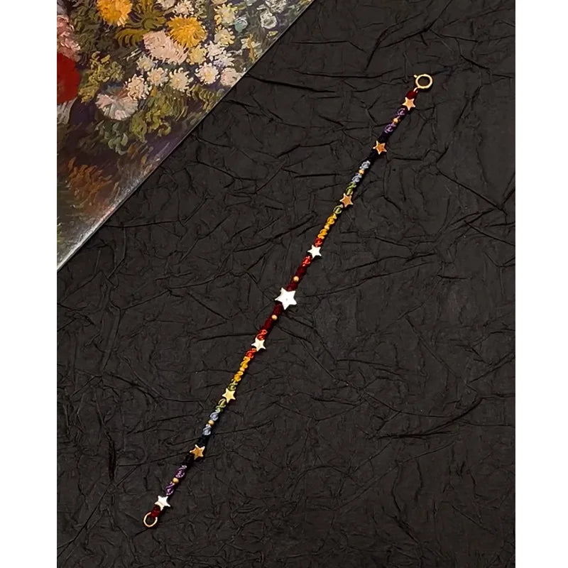 Star Bracelet for Women Girl Weave Multicolour Bohemia Romatic Jewelry Gifts Bracelet for Women pulseras para hombre браслет