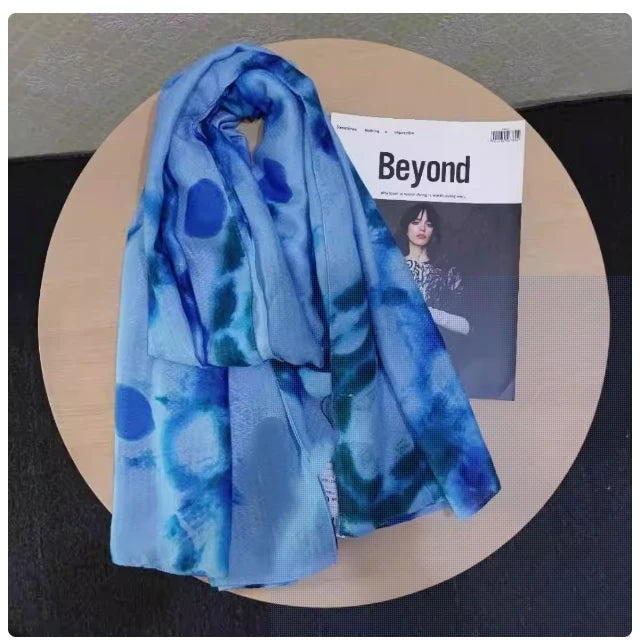 scarf  for woman brand luxury scarf elegant womens shawl silk scarves woman Autumn and winter classic print high-end scarf