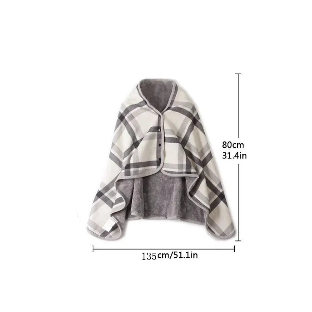 Lady Multifunction Doublelayer Tartan Plaid Blanket Scarf Wrap Shawl Winter Warm шарф женский Elegant Womens Shawl Scarf Winter