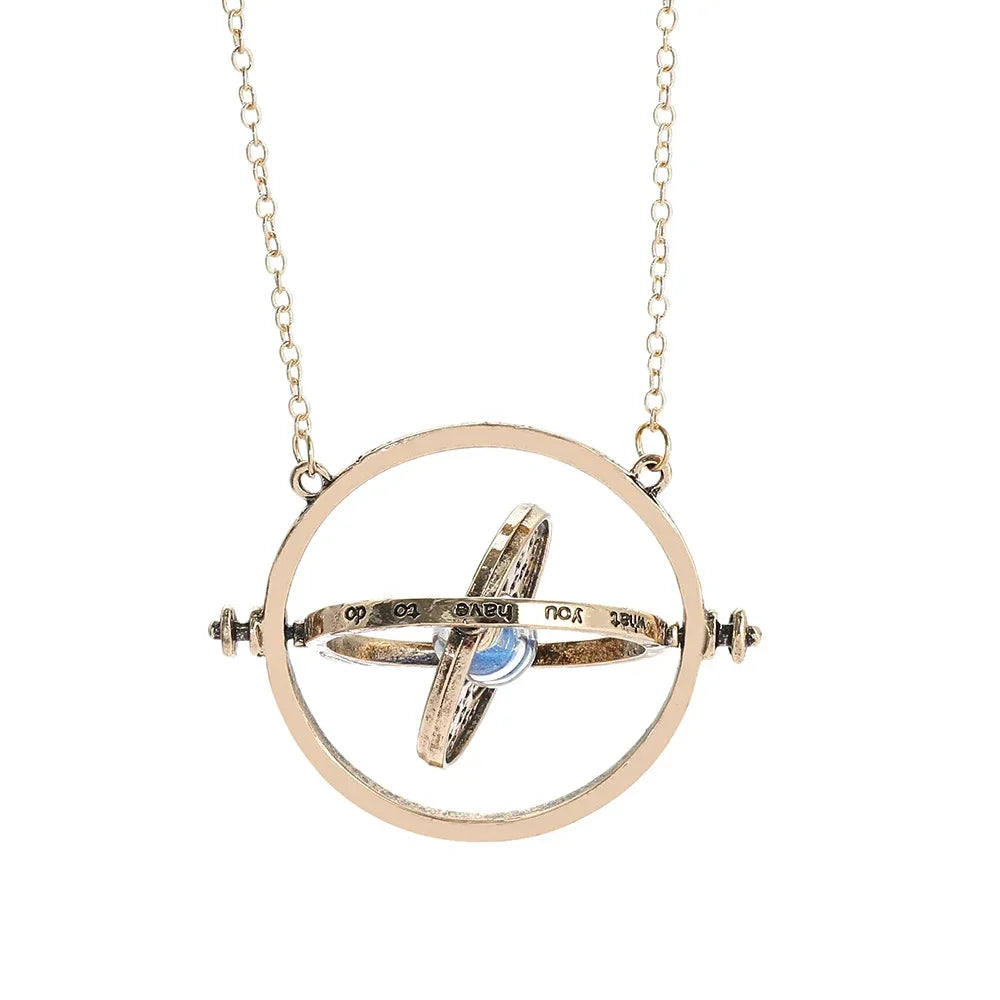 New Creative Accessories Hot Selling Time Converter Hourglass Necklace Earrings Series Sweater Chain Decoration Gift