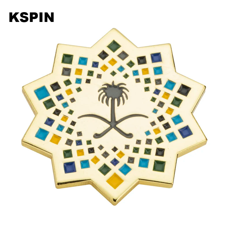 Saudi Arabia Flag Badge Flag Laple Pin Badges Flag Brooch