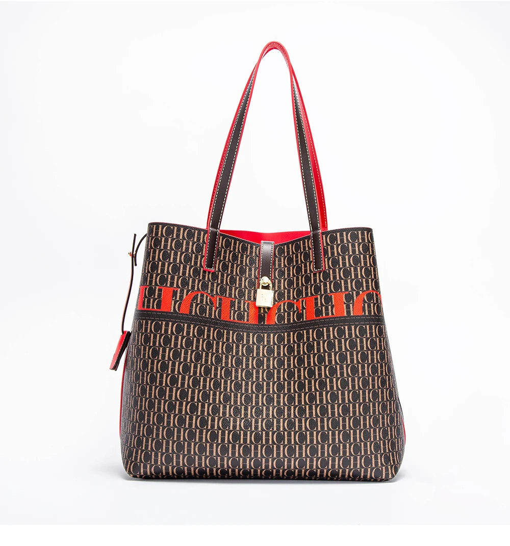 Women's Work 2024 Seasons New Leisure Personalized Tote Bag Fashion Underarm Bag Retro Large Capacity Shoulder Bag