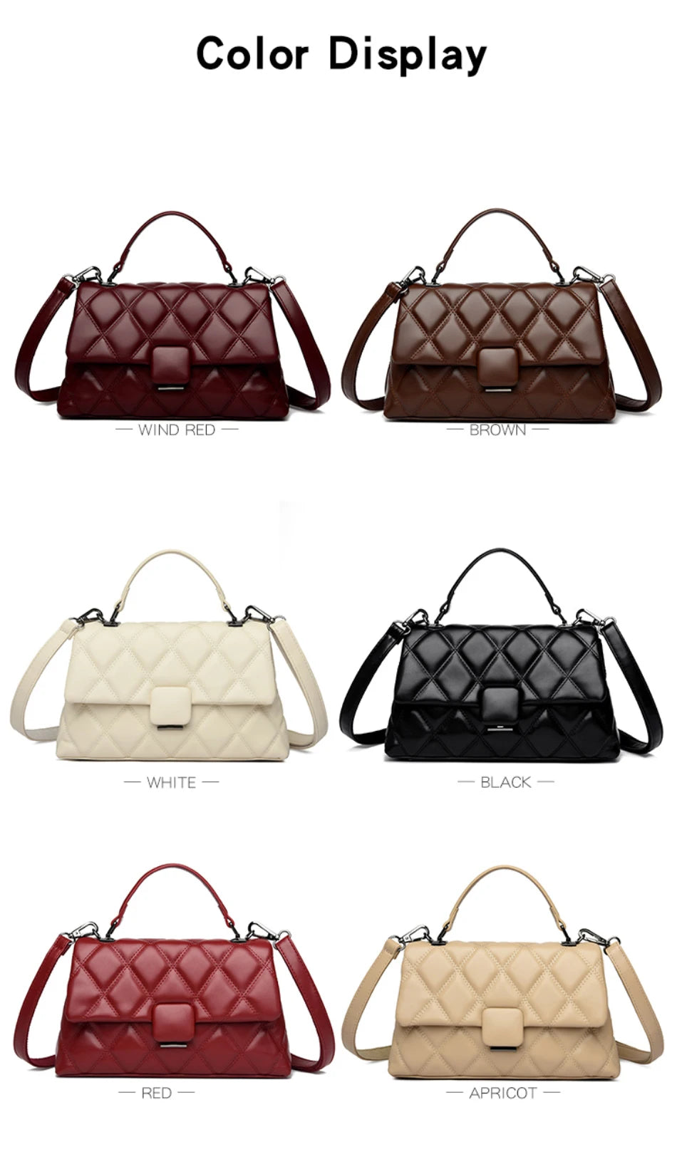 Fashionable Women Handbag Retro Trendy Women's Shoulder Bag High Quality Soft Leather Women's Square Bags Famous Designer Wallet