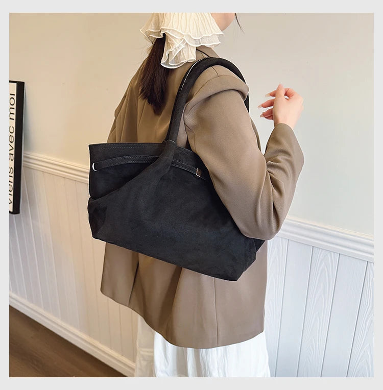 Fashion Large Capacity Tote Bag 2025 New Concise Versatile High Quality Women's Shoulder Bags Trend Commute Underarm Women's Bag