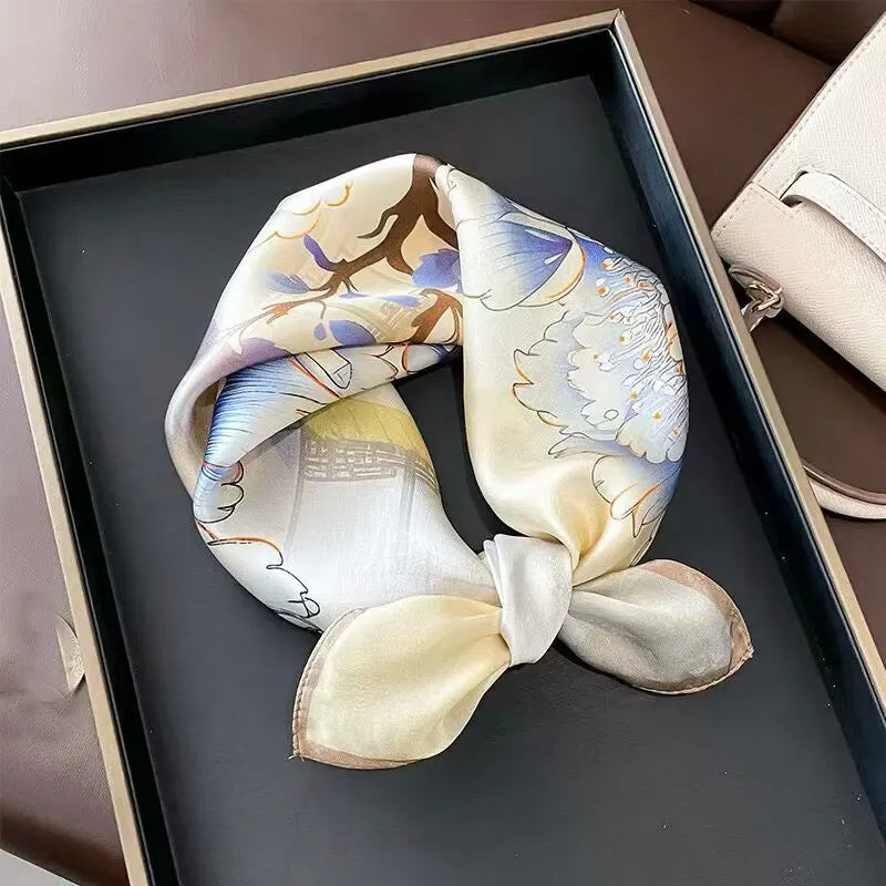 وشاح حريري طبيعي 100%، شال نسائي، أوشحة، أوشحة نسائية، أوشحة، أوشحة جديدة للرقبة والشعر، شال صغير للمكتب، شال باشمينا، حجاب نسائي، باندانا