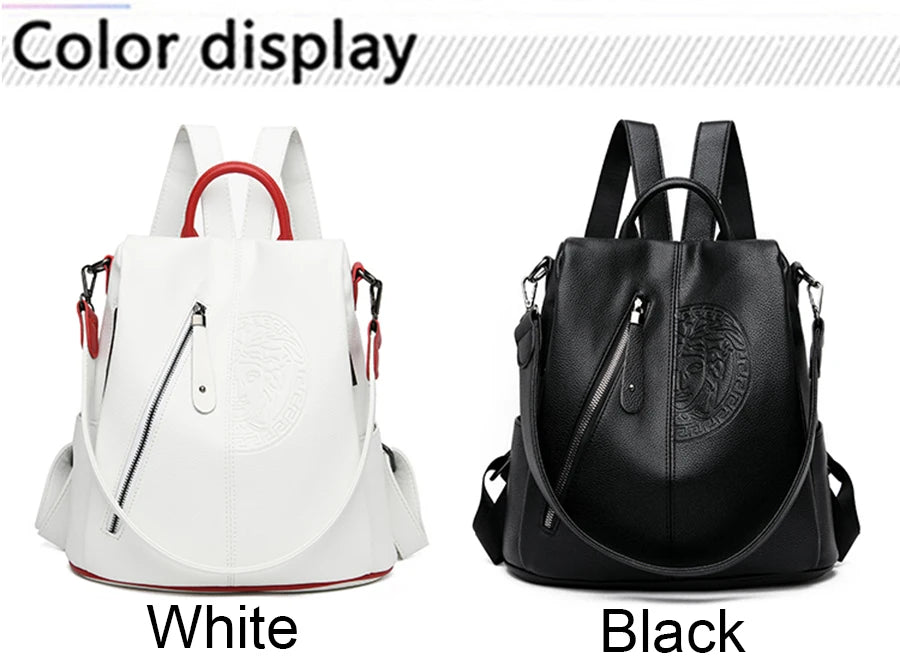 Fashion Backpack Women Casual Waterproof School Bags For Teenage Girl Multi Function Shoulder Bag New Travel Rucksack Knapsack