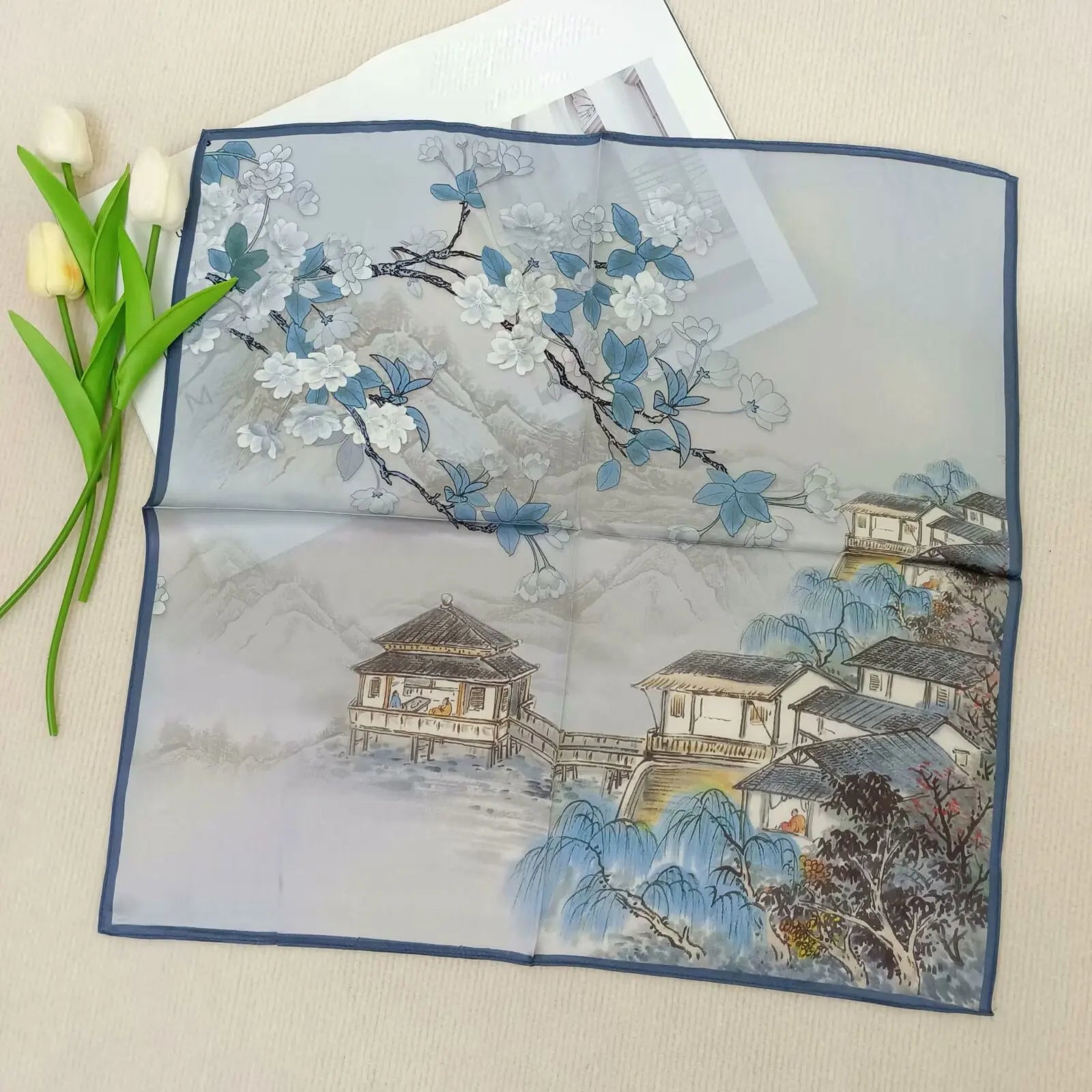 وشاح حريري طبيعي 100%، شال نسائي، أوشحة، أوشحة نسائية، أوشحة، أوشحة جديدة للرقبة والشعر، شال صغير للمكتب، شال باشمينا، حجاب نسائي، باندانا