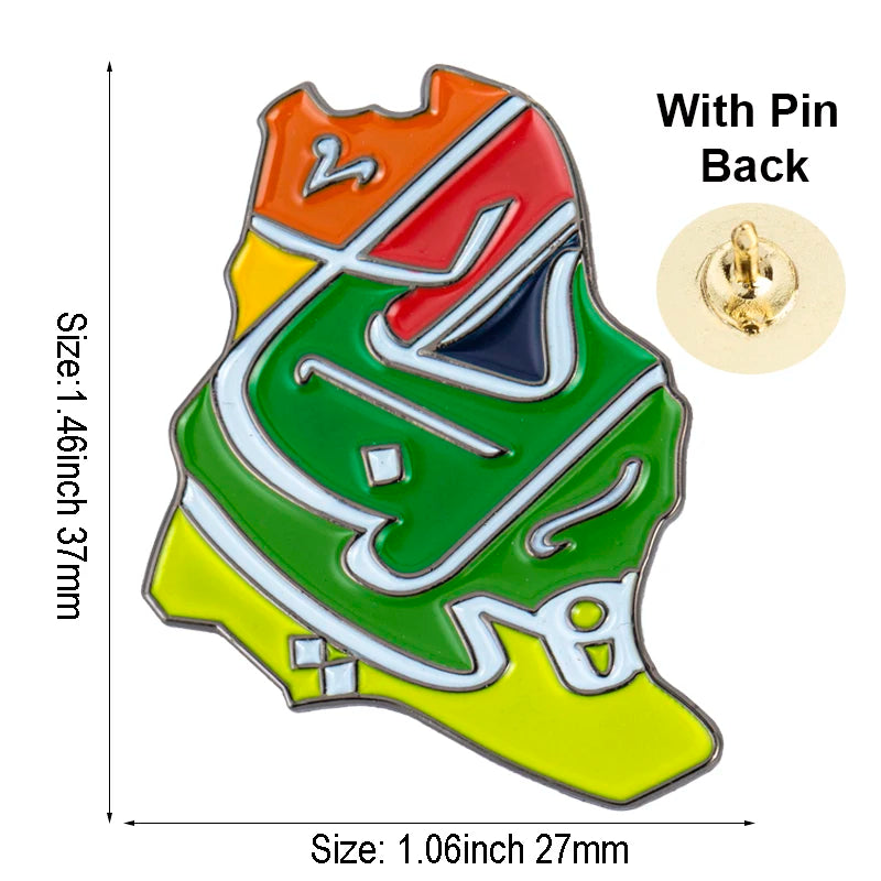 Saudi Arabia Flag Badge Brooch Natinal Lapel Pins Flag Lapel Pins Country Flag Badge