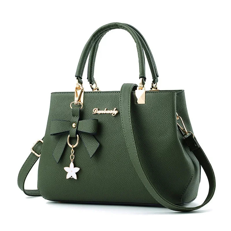 6 Colors Elegant Shoulder Bag Fashion Flowers Hand Bags for Women Luxury Designer Female Bags Plum Bowknot Sweet Crossbody Bag
