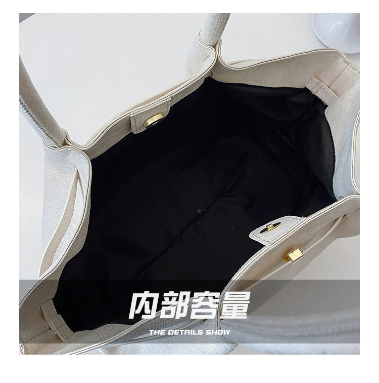 Fashion Large Capacity Tote Bag 2025 New Concise Versatile High Quality Women's Shoulder Bags Trend Commute Underarm Women's Bag