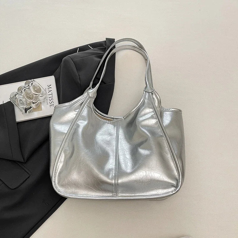 Fashion Leather Handbags for Women 2025 Luxury Handbags Women Bags Designer Large Capacity Tote Bag Shoulder Bags Sac a Main