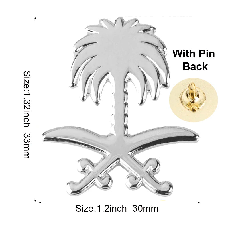 Saudi Arabia Flag Badge Flag Laple Pin Badges Flag Brooch