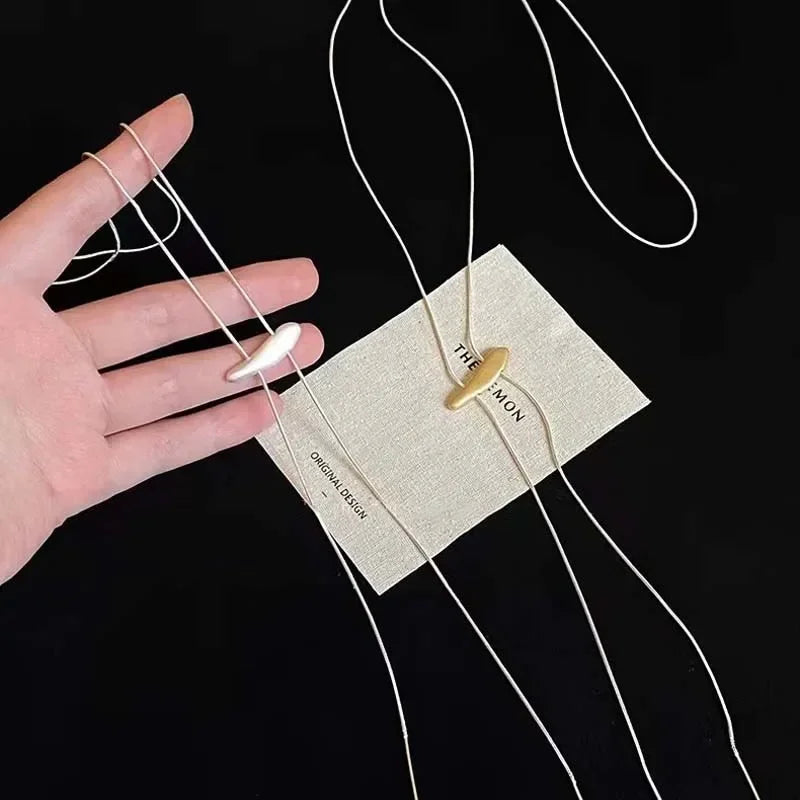 Fashion Necklace for Women Adjustable Geometric Simple Collares Para Mujer Elegant Retro Necklace Jewelry Accessories Gift