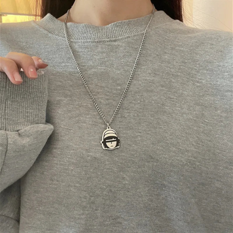 Necklace For Women Cute Girls Animal Sweet Heart Butterfly Fashion Party Rap Gummy Bears Blade