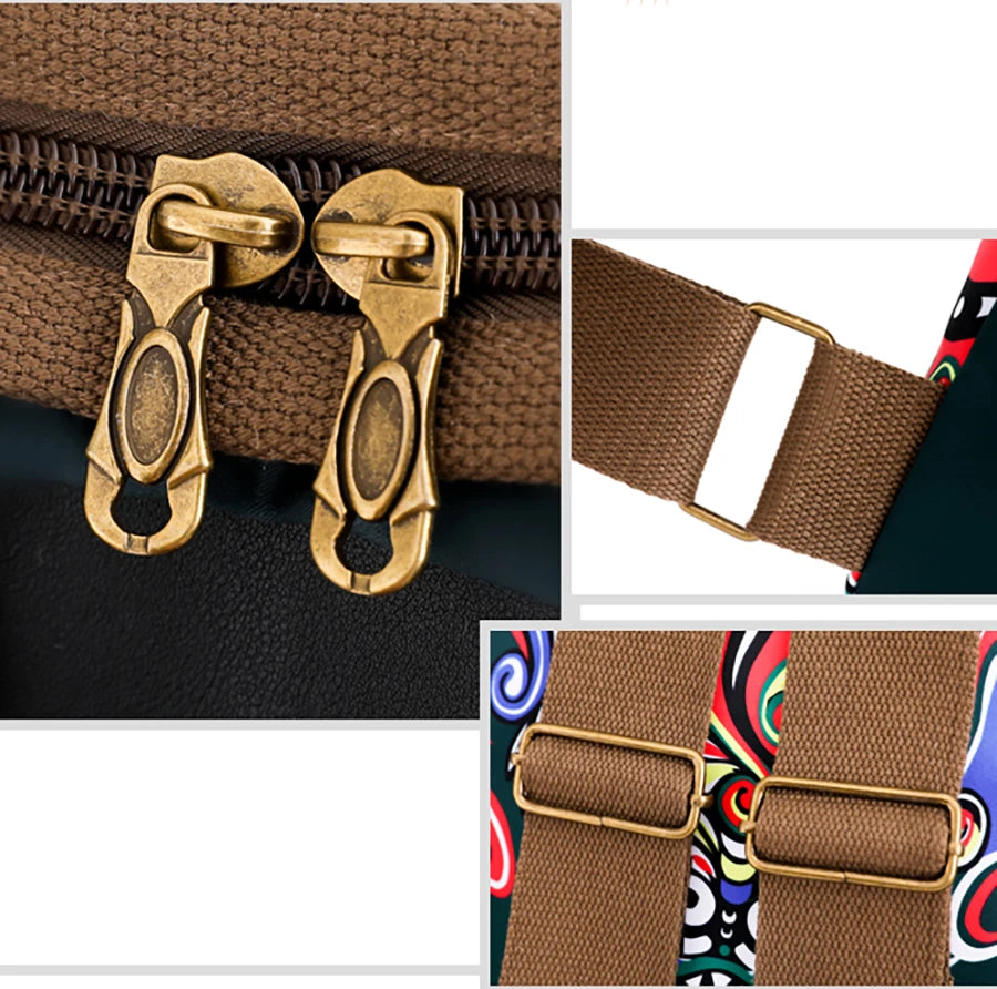 Fashion Designer Backpacks Female Canvas Bagpack Women Large Travel Bags School Backpack For College Students Shoulder Bag Sac