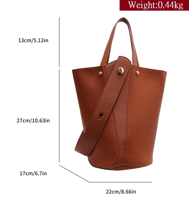 Fashion Trending Brand Luxury Designer Women Bags Female Handbags Solid Bucket Bag For Women 2023 Crossbody Shoulder Bags Totes