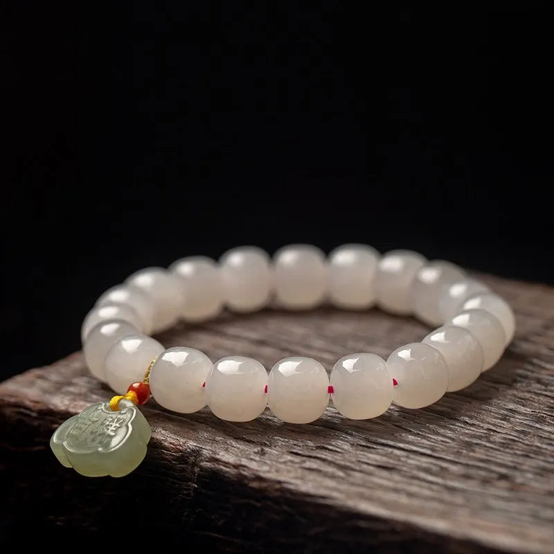 Women's Handmade Bracelet Round Beads With S925 Silver Gold-Plated Enamel - Multiple Styles Straight For Birthday Gift