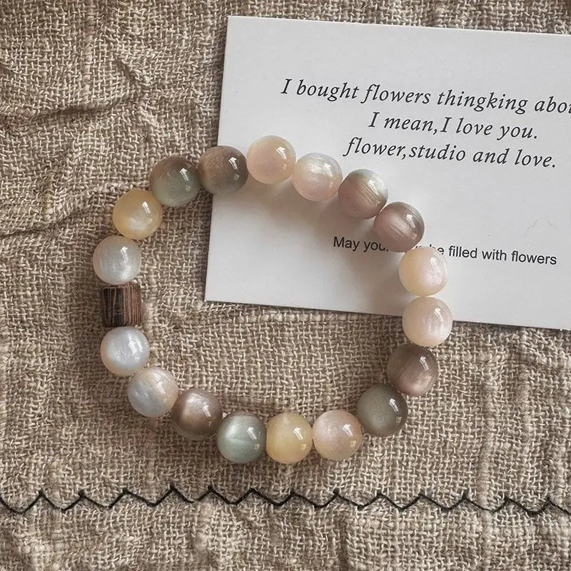 Vintage Beaded Bracelet for Women Ins Temperament Niche Friendship Bracelets Unique Stylish Fashion Jewelry Couple Bracelets