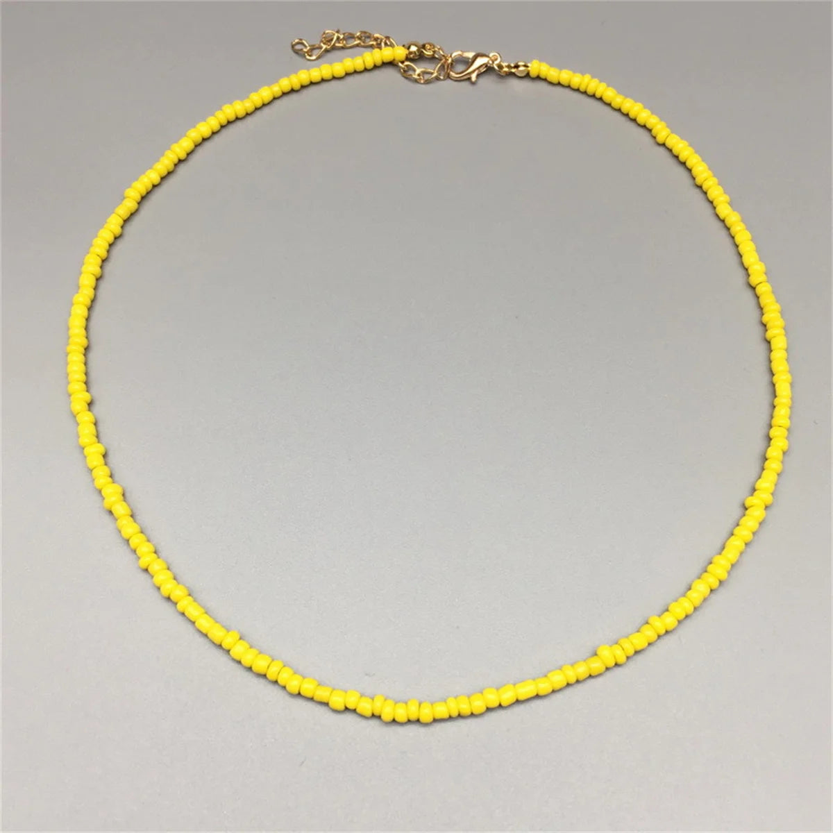 Handmade Necklace for Girl and Women Colorful Seed Beads Cute Romantic Choker Jewelry Gift Friend White Black Fashion Necklace