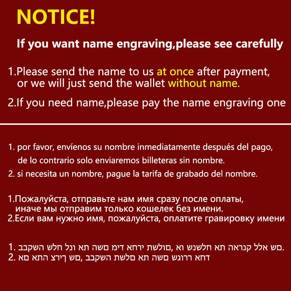 2024 Men Wallets Name Engraving Fashion Short Male Purse Simple Card Holder High Quality Male Purse For Boy Carteria