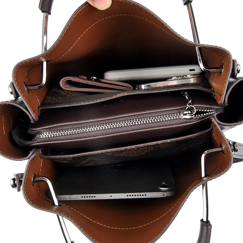 Luxury Handbags Woman Bags Designer Big Shoulder Bags for Women's 2024 Trendy Large Capacity Ladies Leather Hand Casual Tote Bag