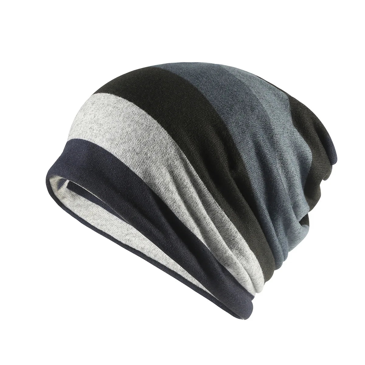 Graffiti scarf dual purpose hood,High quality of female and Men's cap, Baotou Hat, breathable sleeping hat,Striped Bohemian hat