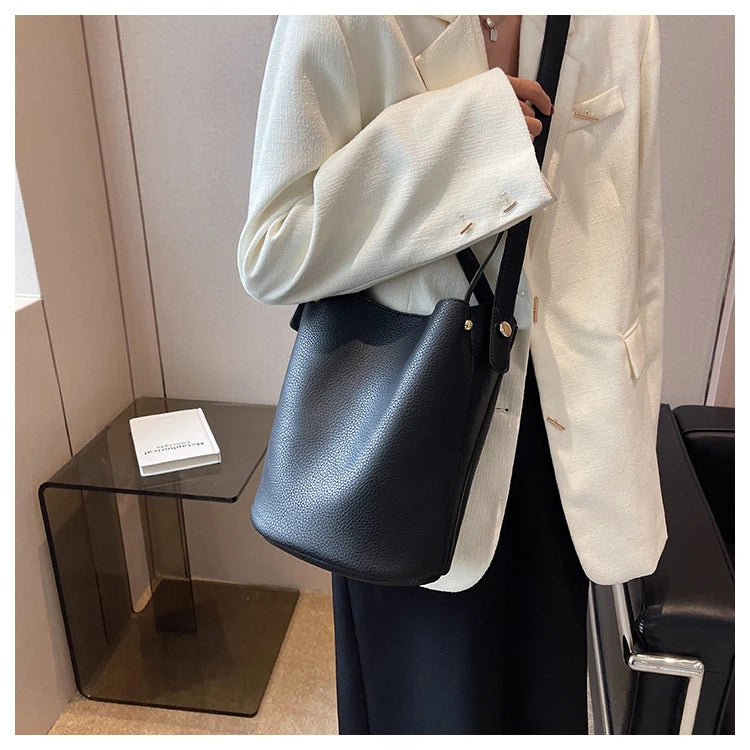 Fashion Trending Brand Luxury Designer Women Bags Female Handbags Solid Bucket Bag For Women 2023 Crossbody Shoulder Bags Totes