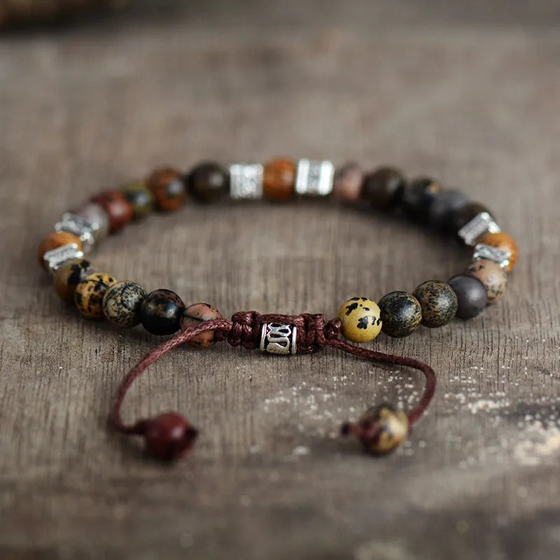Men Bracelets Steampunk Beads Macrame Bracelet Friendship Lovers Couples Adjustable Bracelet Bijoux Jewelry Wholesale