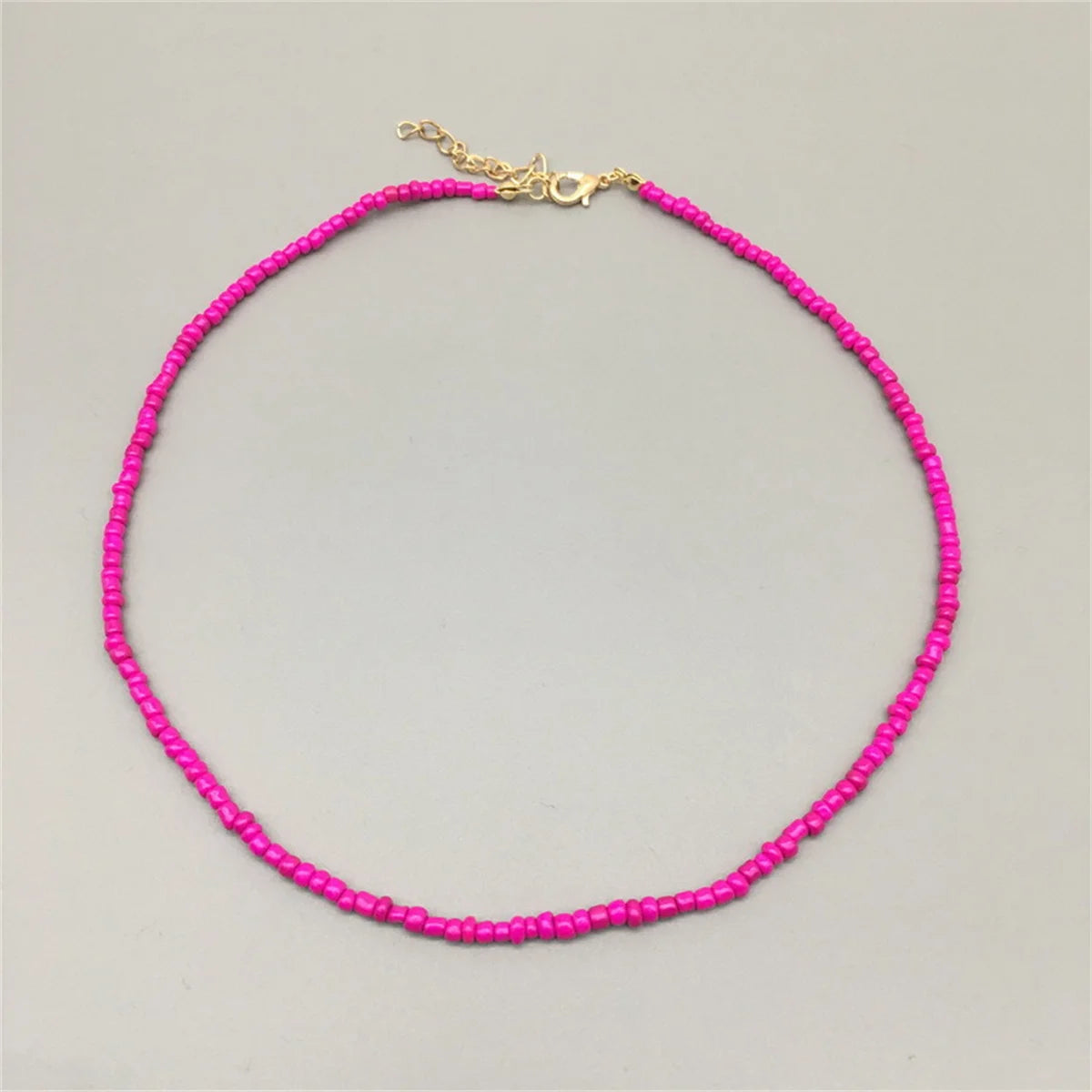 Handmade Necklace for Girl and Women Colorful Seed Beads Cute Romantic Choker Jewelry Gift Friend White Black Fashion Necklace