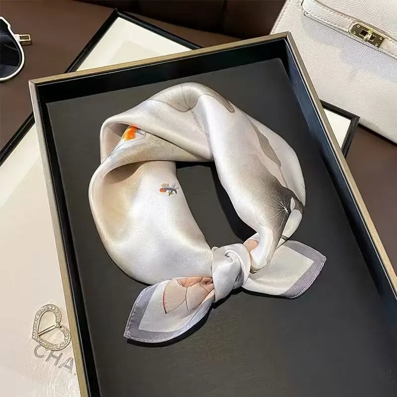 وشاح حريري طبيعي 100%، شال نسائي، أوشحة، أوشحة نسائية، أوشحة، أوشحة جديدة للرقبة والشعر، شال صغير للمكتب، شال باشمينا، حجاب نسائي، باندانا