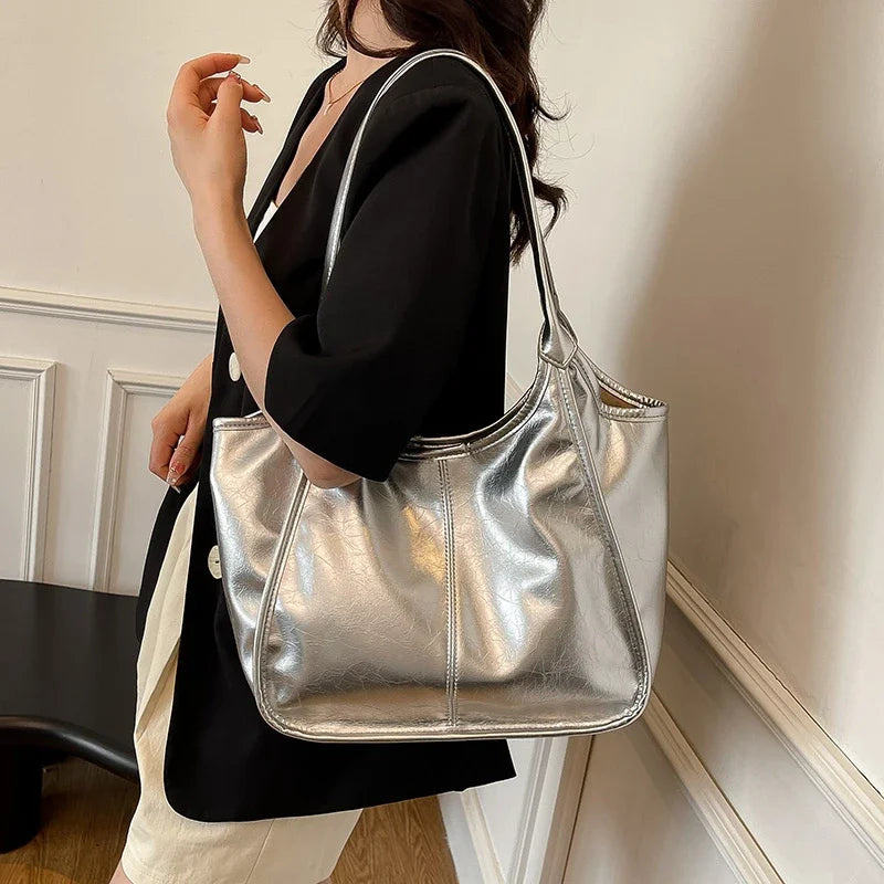 Fashion Leather Handbags for Women 2025 Luxury Handbags Women Bags Designer Large Capacity Tote Bag Shoulder Bags Sac a Main