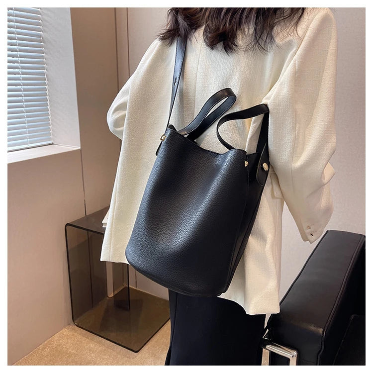Fashion Trending Brand Luxury Designer Women Bags Female Handbags Solid Bucket Bag For Women 2023 Crossbody Shoulder Bags Totes