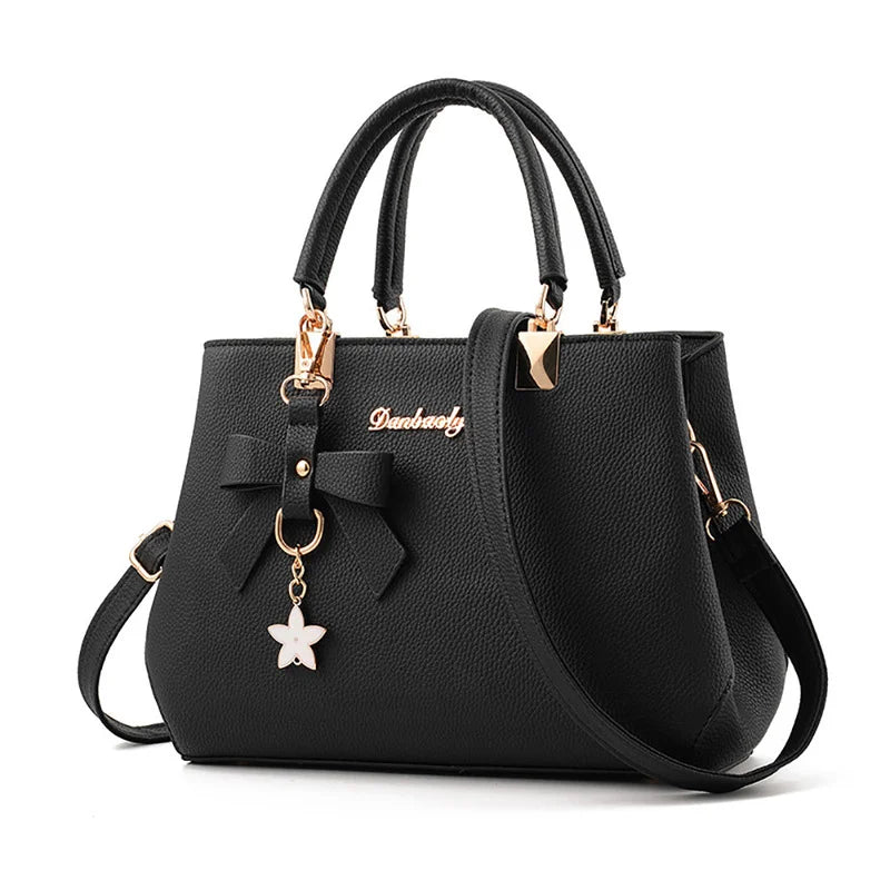 6 Colors Elegant Shoulder Bag Fashion Flowers Hand Bags for Women Luxury Designer Female Bags Plum Bowknot Sweet Crossbody Bag