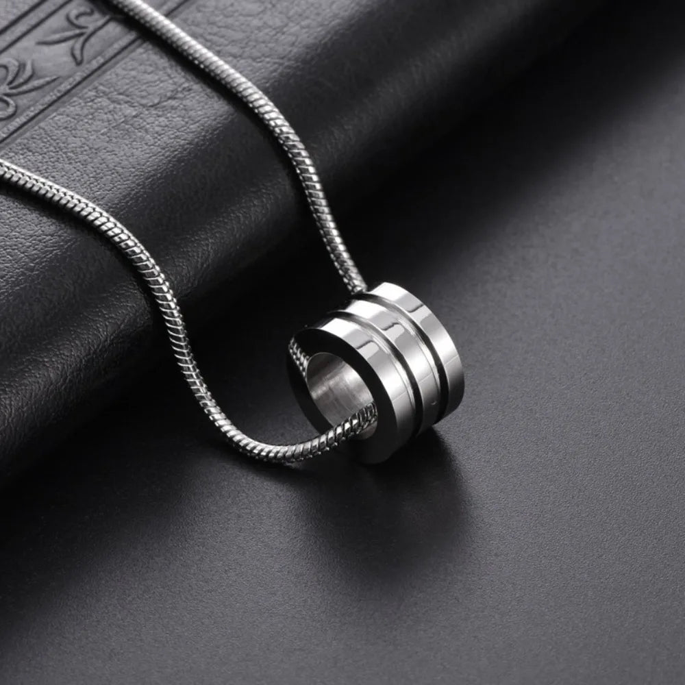 Trendy Neck Jewelry Men Simple Circle Necklace Vintage Stainless Steels Jewelry Collarbone Chain Necklace for Man Чокер