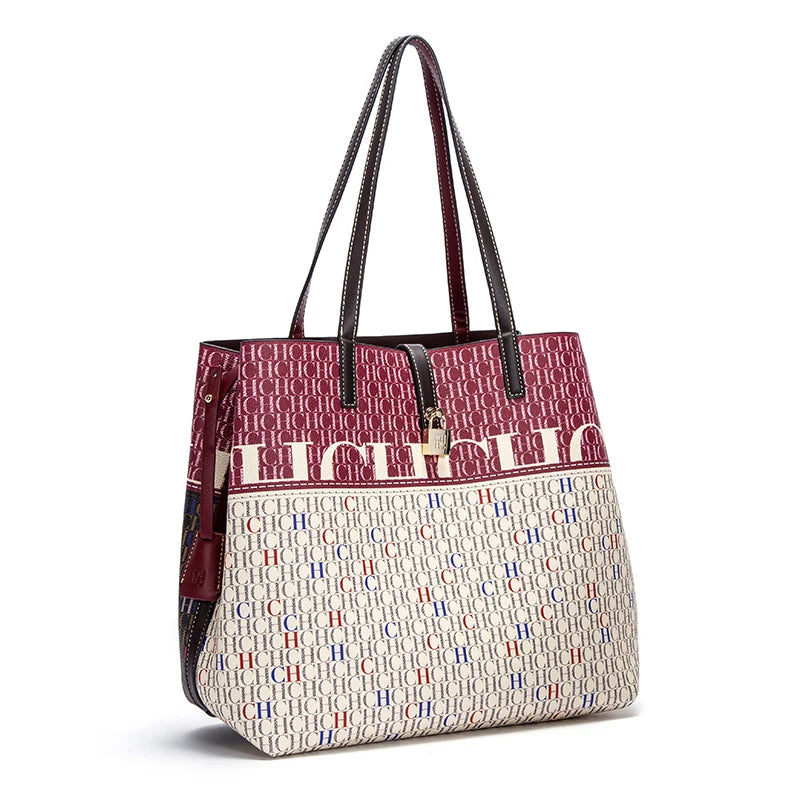 Women's Work 2024 Seasons New Leisure Personalized Tote Bag Fashion Underarm Bag Retro Large Capacity Shoulder Bag