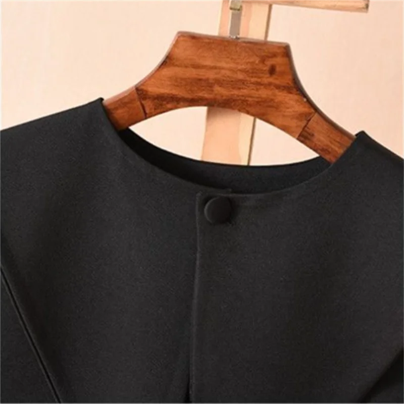Women's Outerwear Shawl Pointed Collar Decorative Versatile Navy Collar Faux Collar Scarf Hollow Out Shawl Elegant Wraps